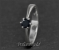 Preview: Diamant Ring aus 585 Weißgold, 0,34ct Brillant